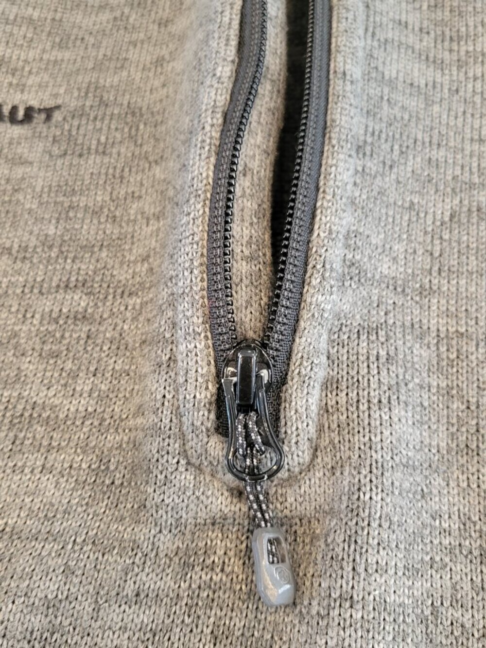 Mammut Men's Gray Quarter Zip Fleece Pullover Size M - Picture 5 of 11